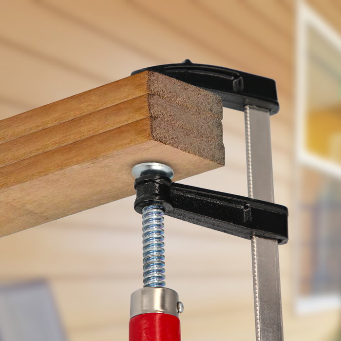WOLFPACK LINEA PROFESIONAL Serre-joint avec poignée en bois 500 x 120 mm