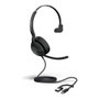 Jabra Evolve2 50 MS Mono - Casque USB-C/USB-A Noir