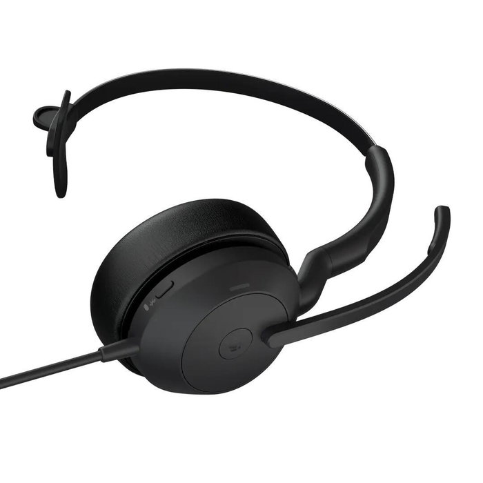 Jabra Evolve2 50 MS Mono - Casque USB-C/USB-A Noir