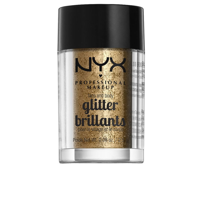 NYX Professional Makeup Paillettes Éclat Visage et Corps Bronze 2,5g Cruelty Free NYX Professional Makeup Paillettes Éclat Visage et Corps Bronze 2,5g Cruelty Free