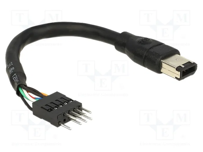 DELOCK Câble FireWire 6 broches vers 10 broches, 0,16m DELOCK Câble FireWire 6 broches vers 10 broches, 0,16m