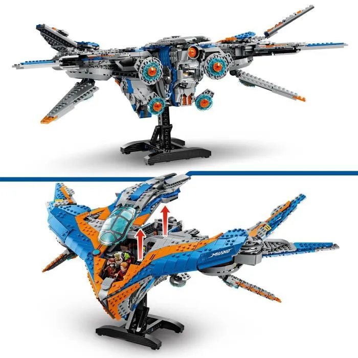 LEGO Marvel 76286 Nave Estelar Milán, Véhicule spatial des Gardiens de la Galaxie