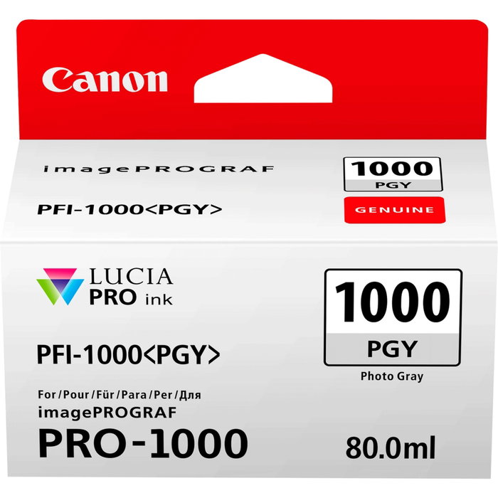 Canon PFI-1000 PGY Gris Photo