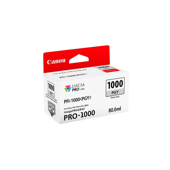 Canon PFI-1000 PGY Gris photo 80 ml