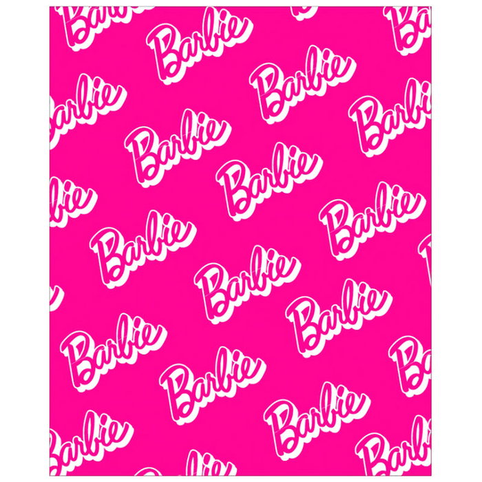 MATTEL Manta coralina Barbie - Couverture polaire 120x150 cm en 100% polyester MATTEL Manta coralina Barbie - Couverture polaire 120x150 cm en 100% polyester