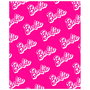 MATTEL Manta coralina Barbie - Couverture polaire 120x150 cm en 100% polyester