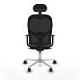 Piqueras y Crespo Chaise de Bureau 1D086N1 Gris clair