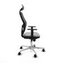 Piqueras y Crespo Chaise de Bureau 1D086N1 Gris clair