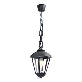 Fumagalli Sicar/Giampy Lustre Suspendu Noir Transparent E27 210x750mm IP55 Résine UV