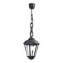 Fumagalli Sicar/Giampy Lustre Suspendu Noir Transparent E27 210x750mm IP55 Résine UV