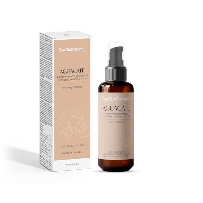 ESENTIAL AROMS Huile végétale d'avocat 100ml ESENTIAL AROMS Huile végétale d'avocat 100ml