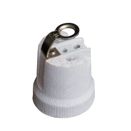 GSC Evolution Porte-lampe en céramique renforcé E27 Blanc