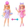 Barbie Peluquería Malibu Barbie Dream Besties Jgg38 Mattel - Poupée articulée avec accessoires de coiffure et maquillage, set de jeu de rôle