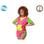BigBuy Carnival Ensemble de Survêtement Court Rose Style Années 80