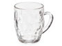 Vivalto Jarre à Bière 280 ml Transparent avec Anse 10.5x9x7.5 cm (Set de 24)