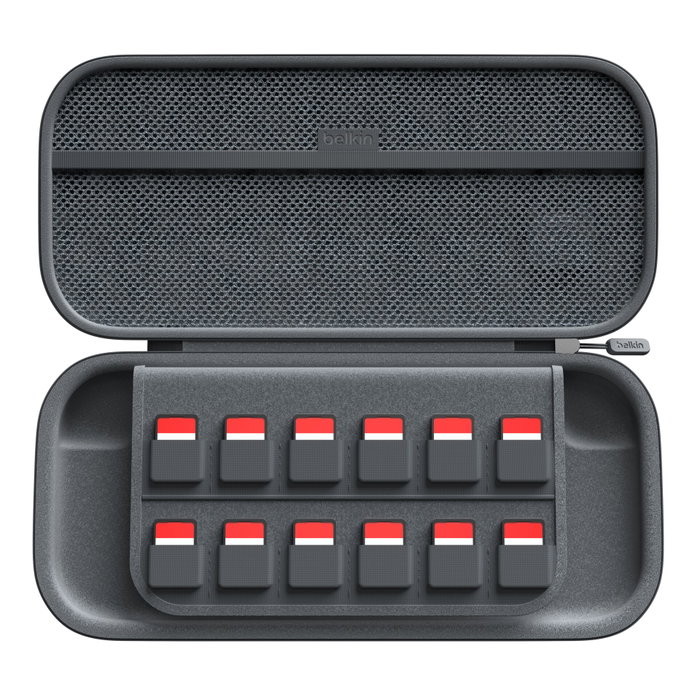 Belkin Pochette de transport pour Nintendo Switch 2 - Anthracite Belkin Pochette de transport pour Nintendo Switch 2 - Anthracite