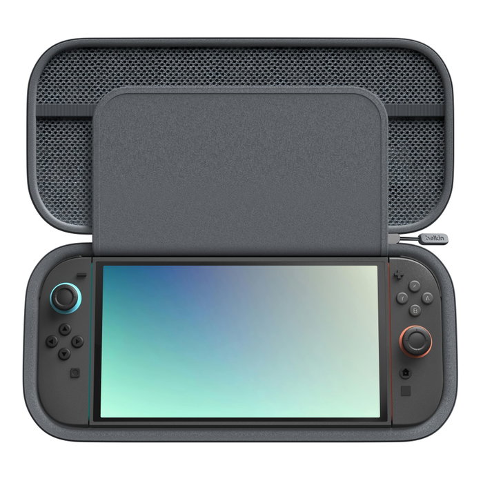 Belkin Pochette de transport pour Nintendo Switch 2 - Anthracite Belkin Pochette de transport pour Nintendo Switch 2 - Anthracite