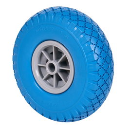 Ruedas Alex Rueda impinchable bleue rifn260-20-75, noyau poliamix gris et axe lisse
