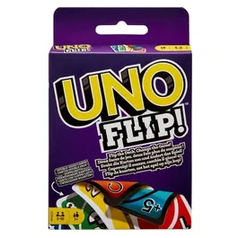 Mattel Games Uno Flip Side - Jeu de cartes à cartes réversibles - GDR44 - 7 ans et plus - 112 cartes - Jeu de société familial
