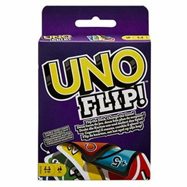 Mattel Games Uno Flip Side - Jeu de cartes à cartes réversibles - GDR44 - 7 ans et plus - 112 cartes - Jeu de société familial