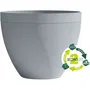 Garden Id Pot de fleurs Green Care Impact Bleu-Gris 50 x 41 cm - Garanti 10 ans - 100% recyclé - Résistant UV et gel