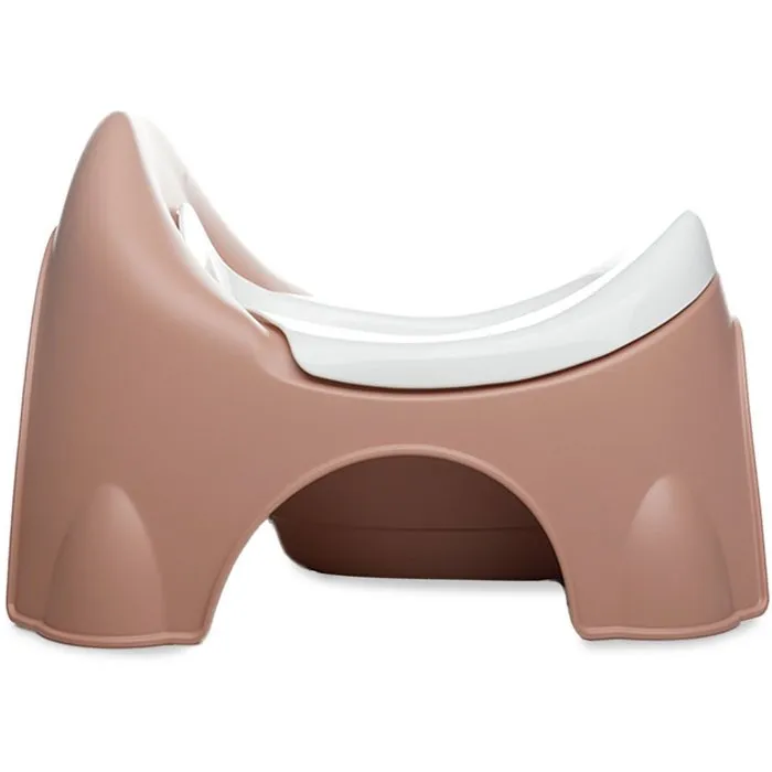 Thermobaby Pot d'apprentissage Ideo, cuvette amovible pour nettoyage facile, confortable, pour l'apprentissage de la propreté - Rose Câlin