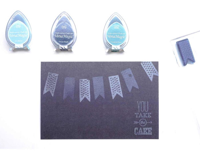 Tsukineko Set de 4 tampons d'encre VERSAMAGIC opaques effet craie Tsukineko Set de 4 tampons d'encre VERSAMAGIC opaques effet craie