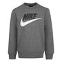 Sweat sans capuche enfant Nike Club Hbr Gris