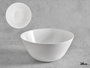 Vivalto Bol Lisse Opal 24 cm Blanc – Compatible Lave-vaisselle et Micro-ondes (Set de 12)