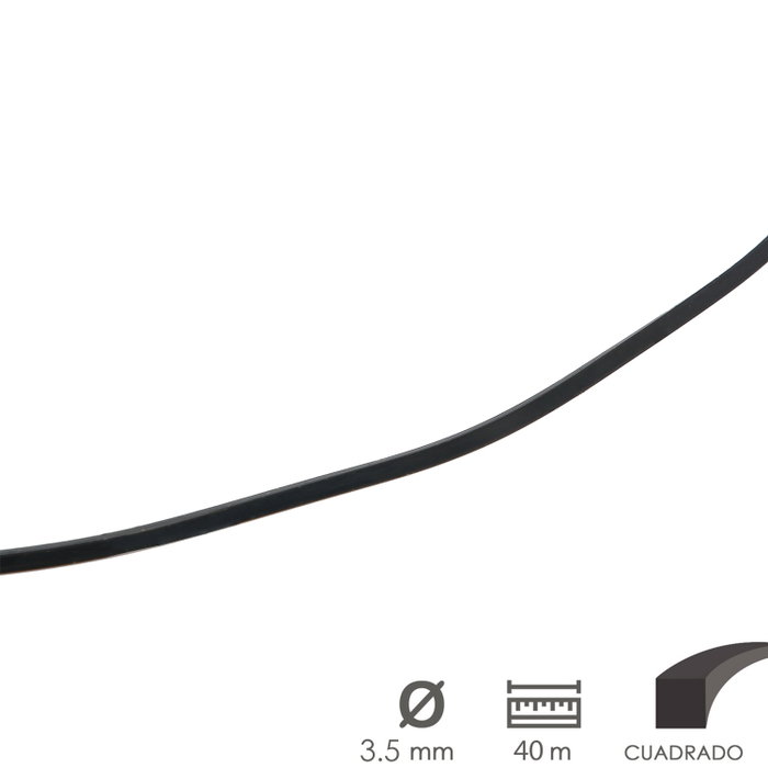 WOLFPACK LINEA PROFESIONAL Fil Nylon/Aluminium Carré 3,5mm (40m)