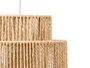 GIFTDECOR Lampara Triple Cuerda Mediana Marron