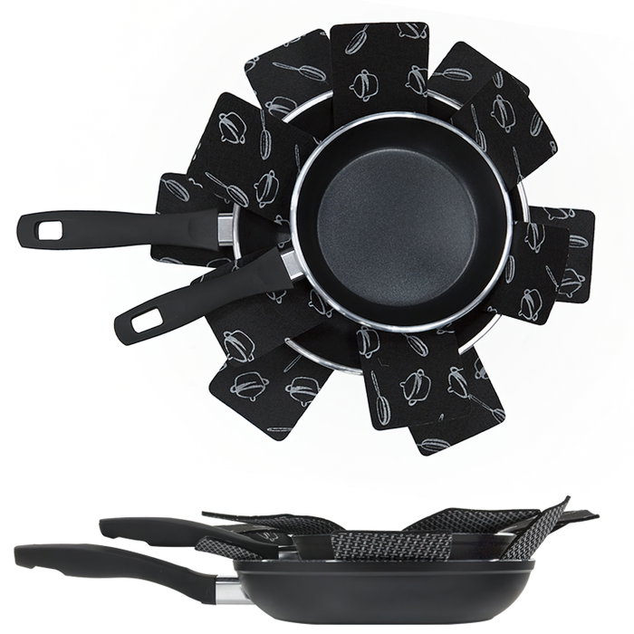 ORYX Lot de 3 Protecteurs de Poêles Ø 38 cm