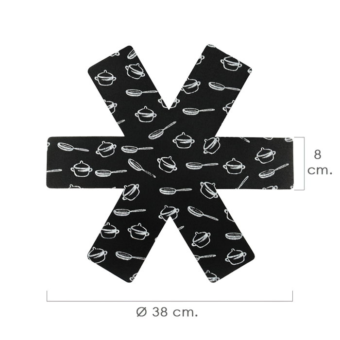 ORYX Lot de 3 Protecteurs de Poêles Ø 38 cm