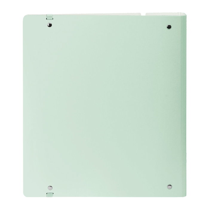 Safta Classeur à anneaux Light Green Vert clair avec 4 anneaux de 35 mm