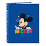 Reliure à anneaux Mickey Mouse Clubhouse Today Bleu A4 26.5 x 33 x 4 cm