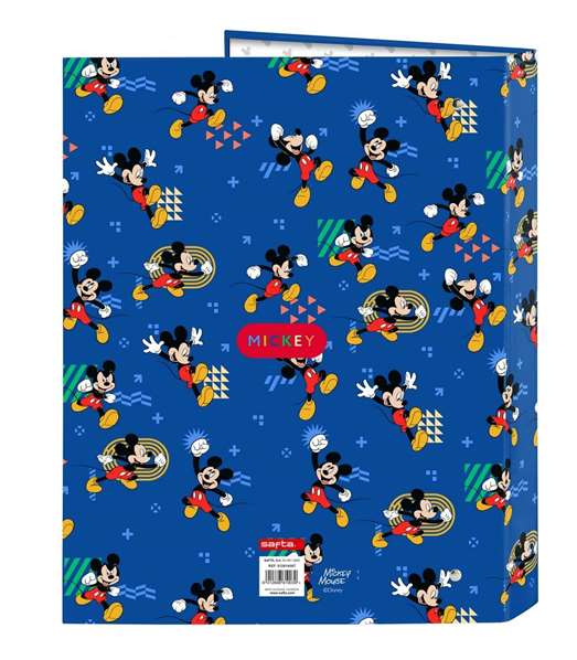 Safta Reliure à anneaux Mickey Mouse Clubhouse Today Bleu A4