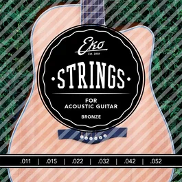 EKO Jeu de cordes acoustiques bronze 80/20 medium light 11-52
