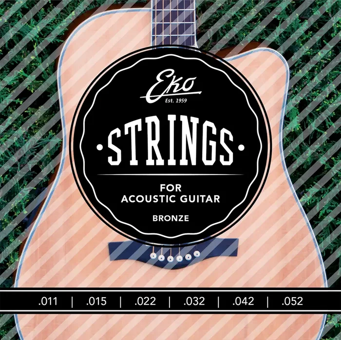 EKO Cordes Acoustiques Bronze 80/20 Medium Light 11-52 EKO Cordes Acoustiques Bronze 80/20 Medium Light 11-52