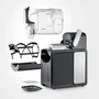 Severin EZ7410 Machine à granités 2 L, 220 W, 5 programmes, boissons glacées, smoothies & cocktails, Noir mat