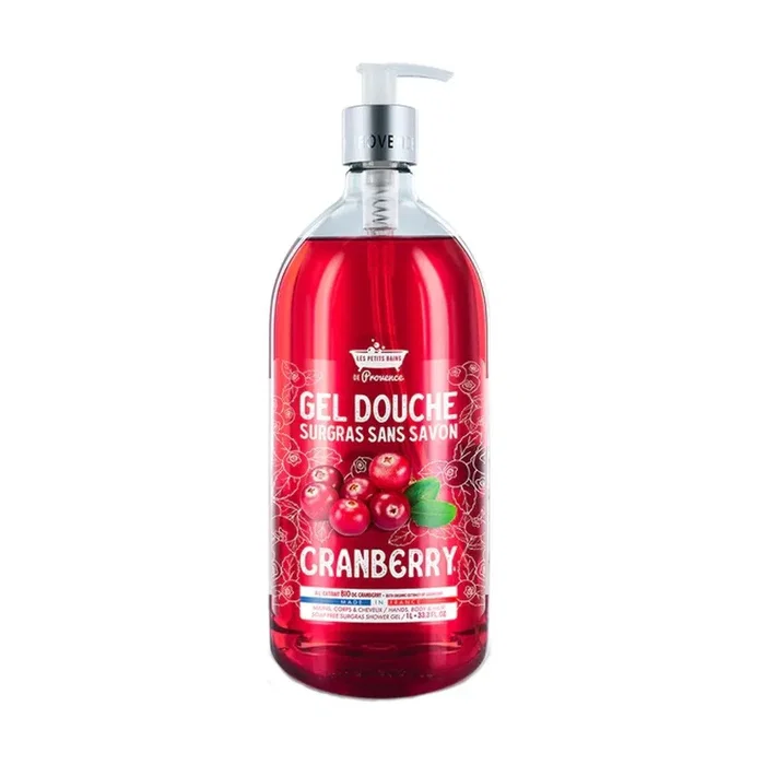Les Petites Bains de Provence Gel Douche Cranberry 1000 ml