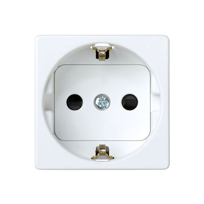 Socle de prise Simon serie 27 Blanc Schuko Socle de prise Simon serie 27 Blanc Schuko