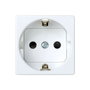 Socle de prise Simon serie 27 Blanc Schuko