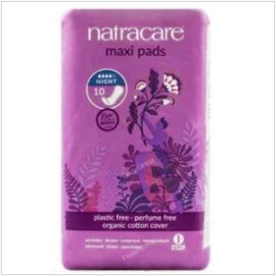 NATRACARE Serviettes Hygiéniques Nuit 10 unités NATRACARE Serviettes Hygiéniques Nuit 10 unités