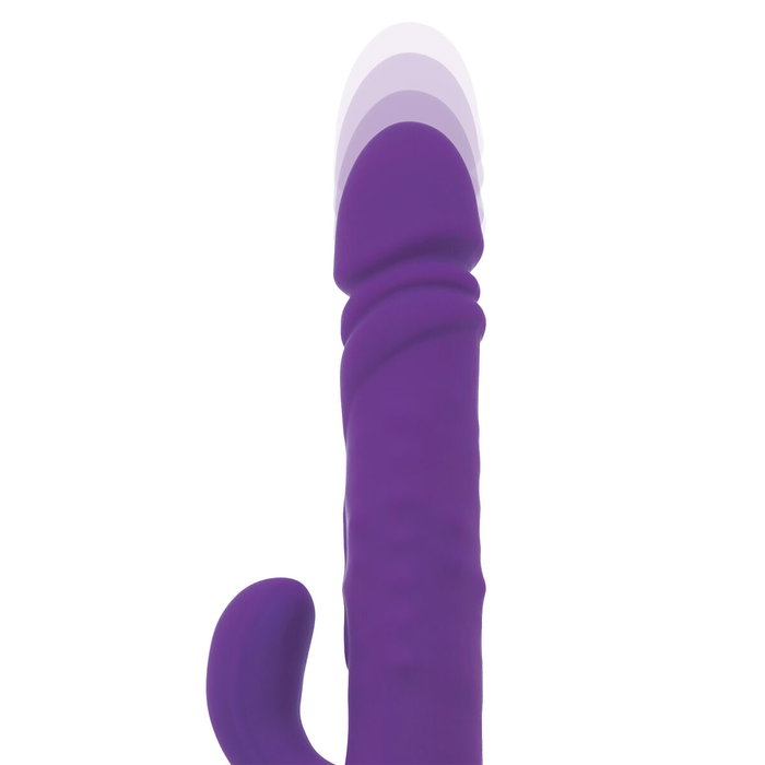 Vibration de Stimulation Double S Pleasures Noir Lila