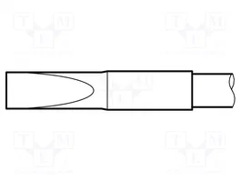 JBC TOOLS Pointe de coupe 4,3x0,1mm