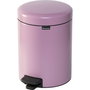 Brabantia Newicon Poubelle à pédale 5 L Lilac Pink