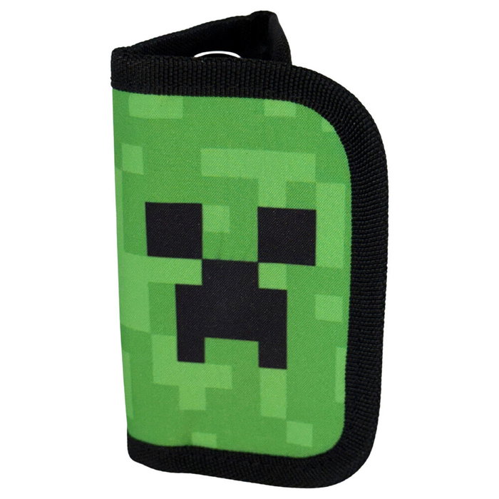 MANENTI Porte-monnaie à fermeture éclair Face Minecraft