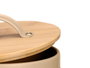 KINVARA Épluche-oignon avec couvercle en bambou beige