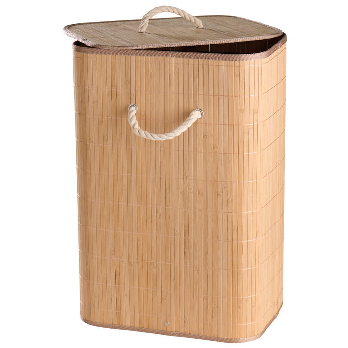 Day Cesta de colada plegable en bambou avec couvercle Day Cesta de colada plegable en bambou avec couvercle