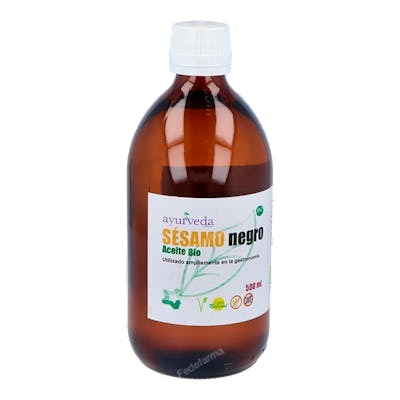AYURVEDA AUTENTICO Huile de sésame noir 500 ml AYURVEDA AUTENTICO Huile de sésame noir 500 ml